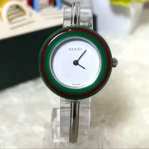GUCCI vintage RARE collectable watch bracelet with changing color beze… Gucci | Accessories | Gucci Vintage Rare Collectable Watch  main image 3
